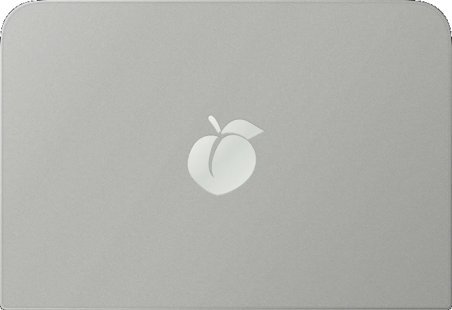 Titanium Notebook back lid.